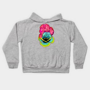 Rose and skull Kids Hoodie